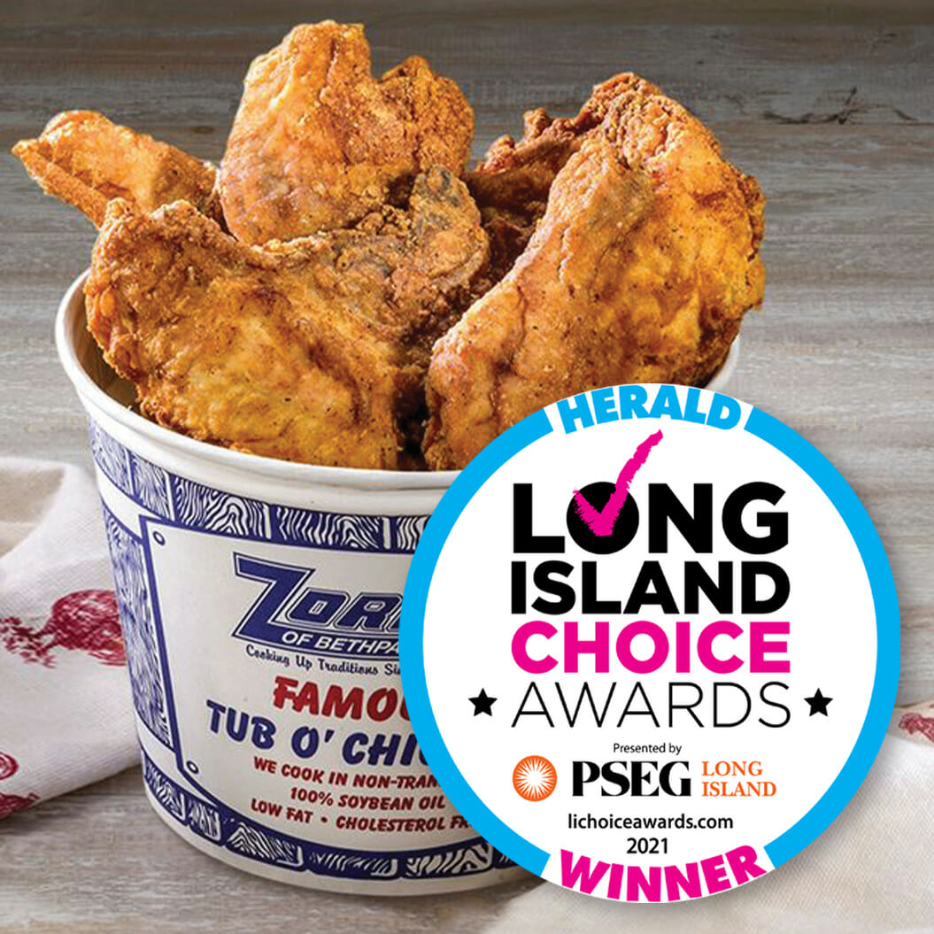 Winner of Long Island Choice Best Fried Chicken!