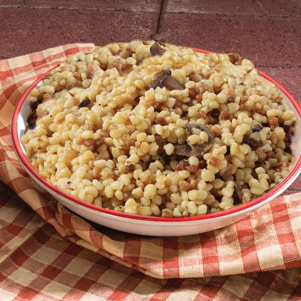 Mushroom Egg Barley Pasta