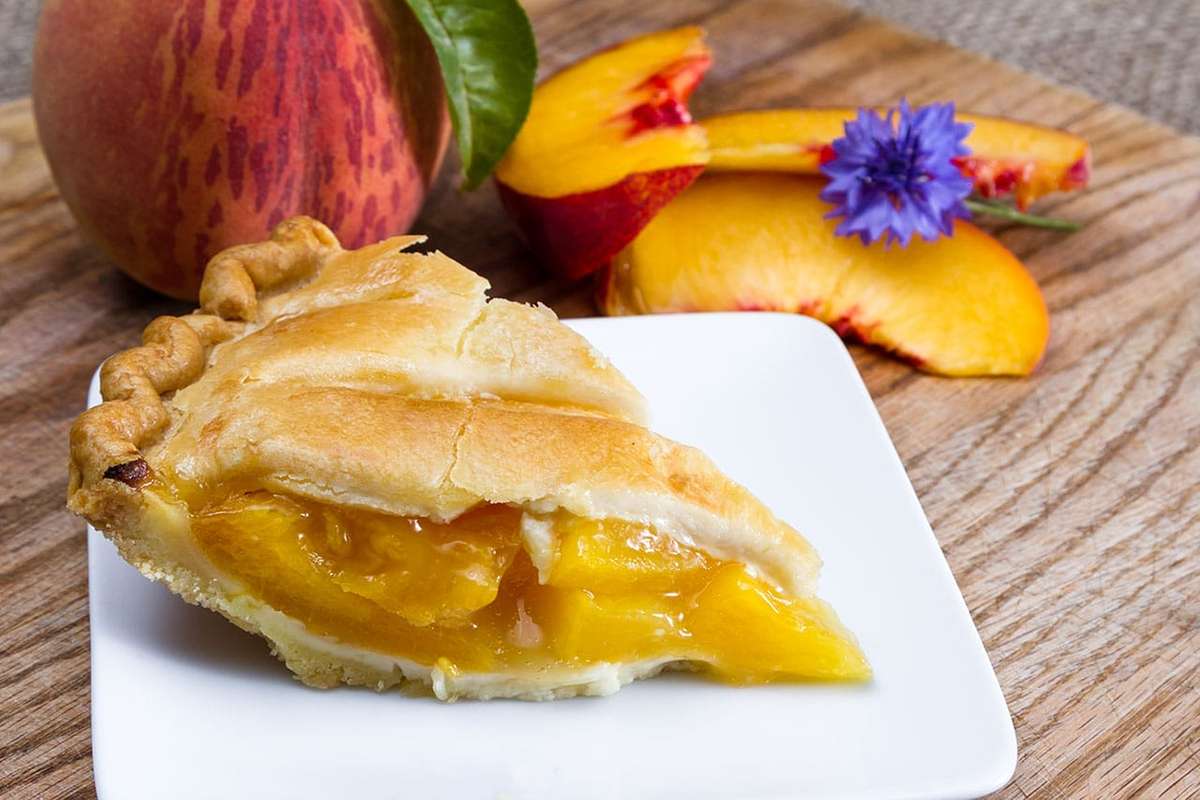 Peach Pie Slice