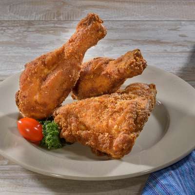 3 pcs Dark Meat Chicken Skinless Southern Fried
