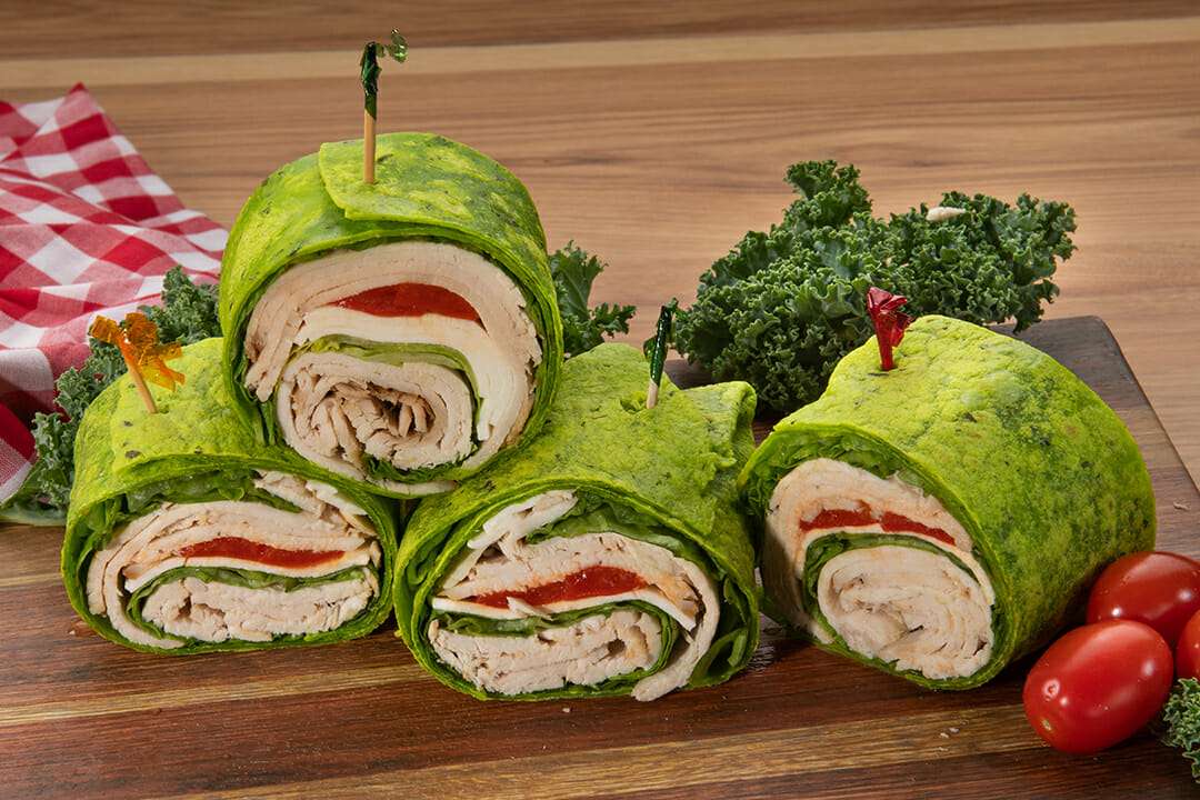 Grilled Chicken, Roasted Red Peppers & Fresh Mozzarella Wrap