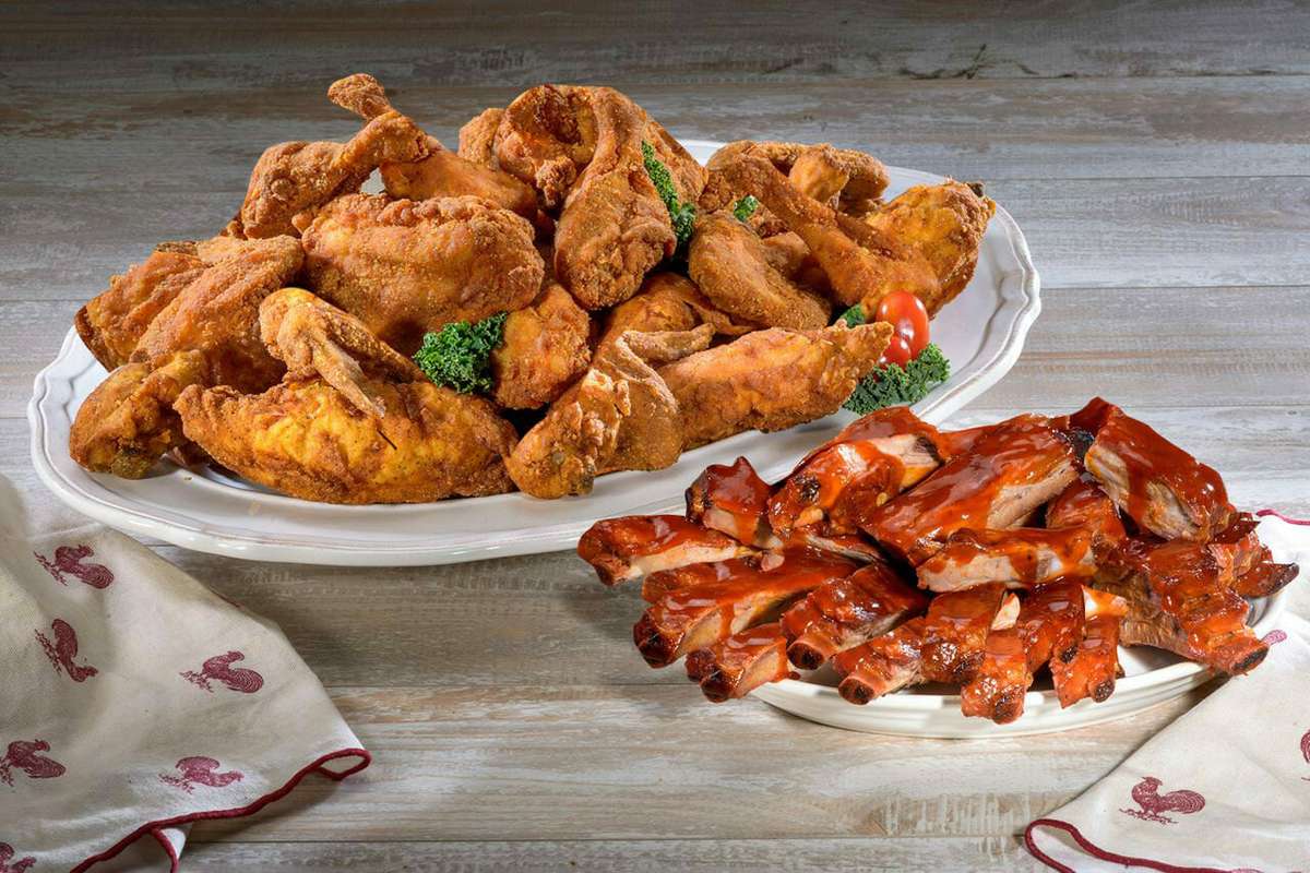 Super Chicken & Rib Combo – Skinless Southern Fried