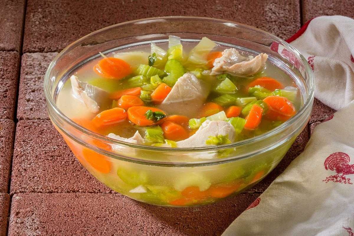 Chicken Noodleless Soup